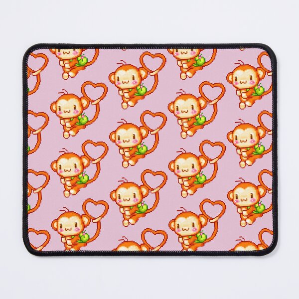 Item preview, Heart Pixel Monkey designed and sold by emiface.