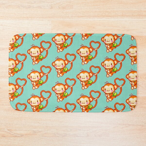 Item preview, Heart Pixel Monkey designed and sold by emiface.