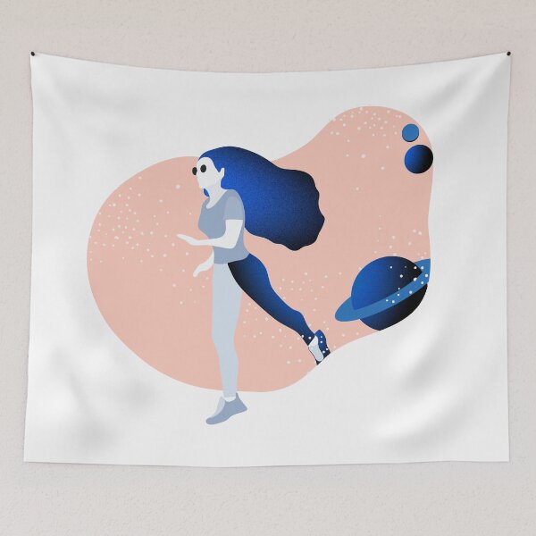 Item preview, Space girl  designed and sold by oshelkunova.