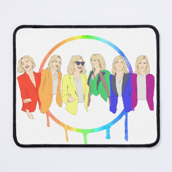 Item preview, Cate Blanchett - Rainbow Pride Flag with Watercolour designed and sold by brainbag.