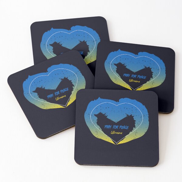 Item preview, Pray For Peace Ukraine. Ukraine Solidarity Heart designed and sold by Rebel-Design.