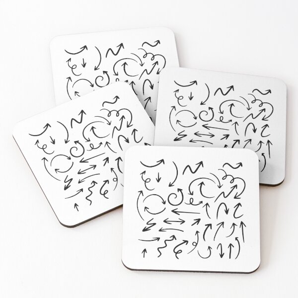 Item preview, Set of hand drawn arrows Free Vector, Set of Arrows Isolated on White Background. designed and sold by Lachkarstore.