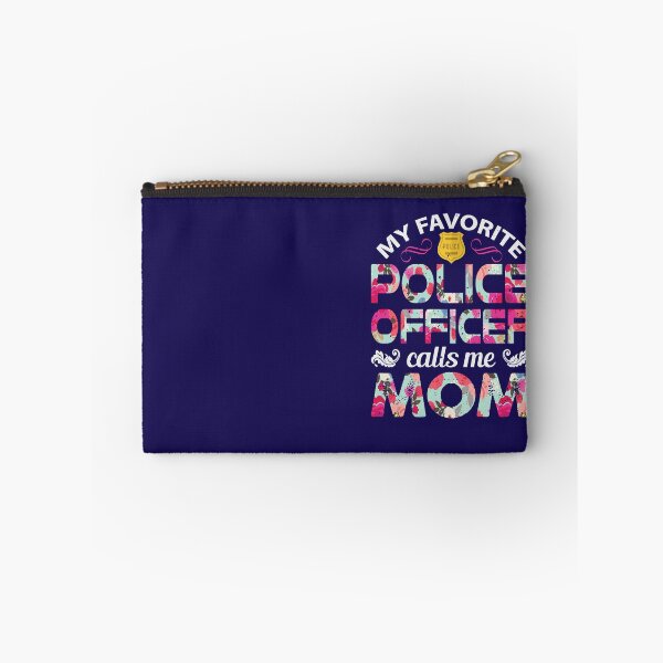 Item preview, Police Mom~My Favorite Police Officer Calls Me Mom (Floral) designed and sold by FairydustGifts.