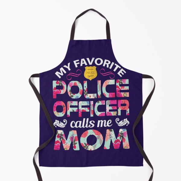 Item preview, Police Mom~My Favorite Police Officer Calls Me Mom (Floral) designed and sold by FairydustGifts.