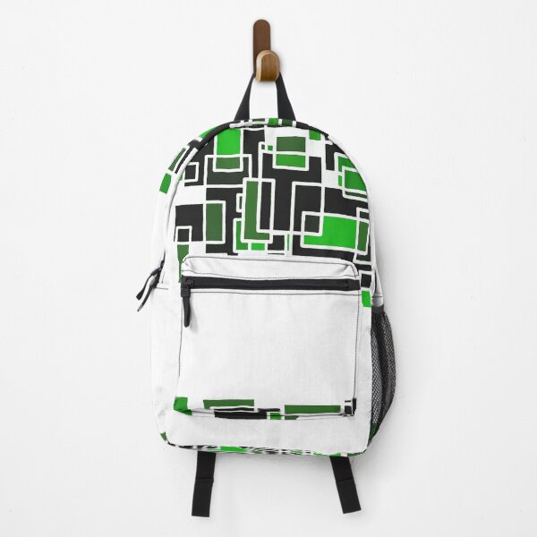 Item preview, Oblong forms - greens on white designed and sold by MoMoJaJa.