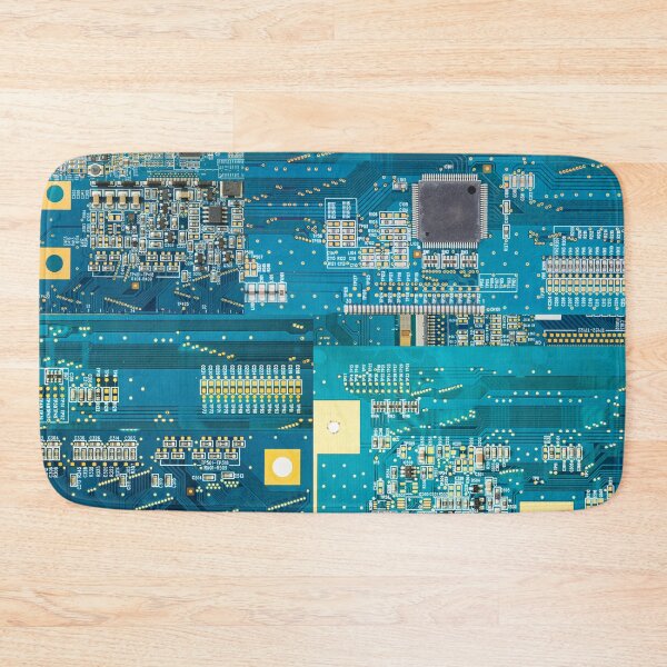 Item preview, Electronic motherboard and isometric processor and microchip designed and sold by Taidundua.