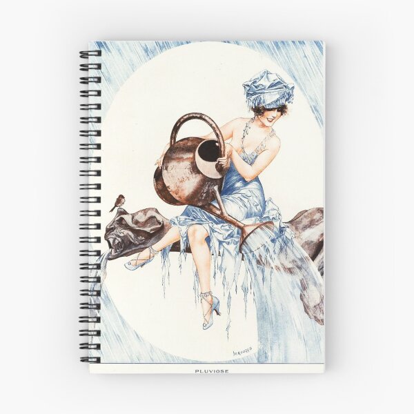 Item preview, Woman Watering by Coles Phillips - Vintage Art designed and sold by RickE.