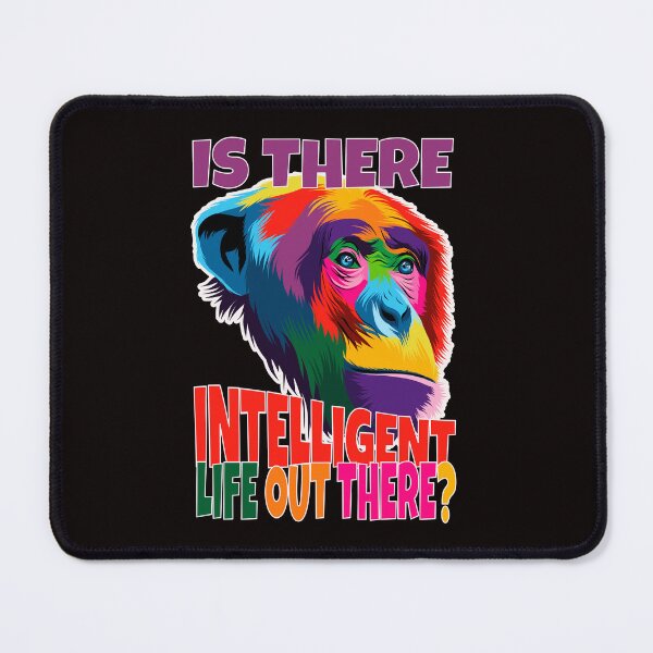 Item preview, Chimpanzee asks about intelligent life designed and sold by Tschousef.