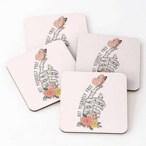 Item preview, Set Yourself Free - Boho Retro Skeleton designed and sold by SpaceEnhance.