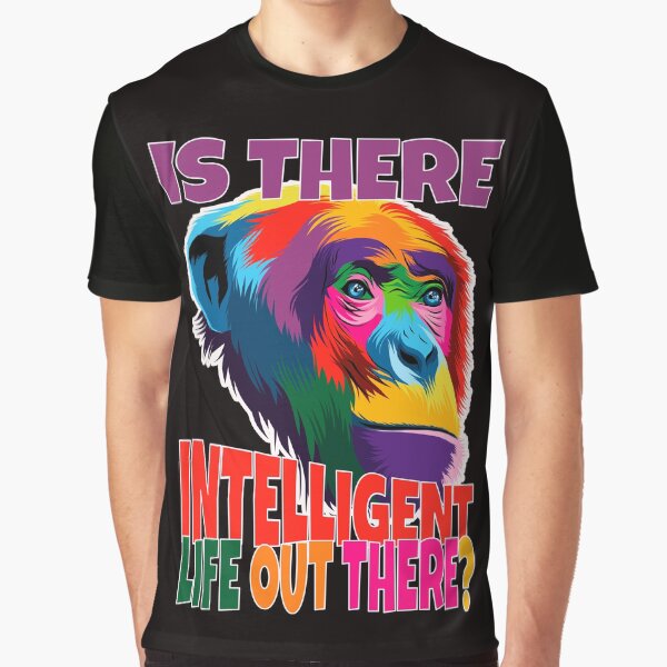 Item preview, Chimpanzee asks about intelligent life designed and sold by Tschousef.