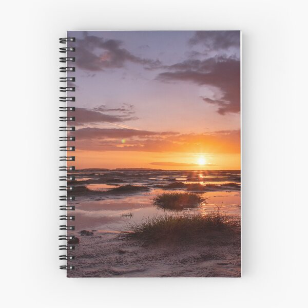 Item preview, Sunset Hummocks on West Kirby Beach designed and sold by neonlightphoto.