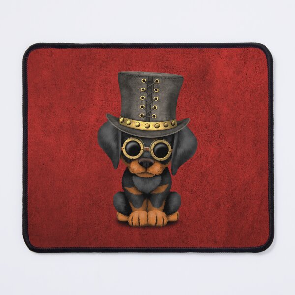 Item preview, Steampunk Doberman Puppy Red designed and sold by JeffBartels.