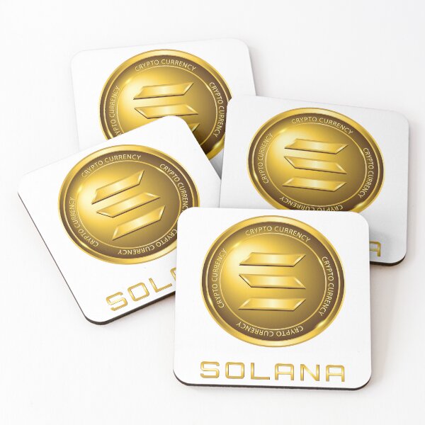 Item preview, solana crypto currency solana sol gold coin designed and sold by ZieProject.