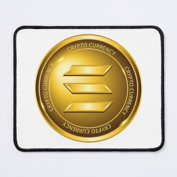 Item preview, solana crypto currency solana sol gold coin designed and sold by ZieProject.