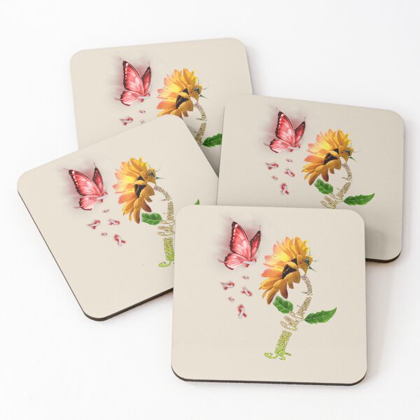 Item preview, Butterfly Sunflower Squamous Cell Carcinoma Awareness designed and sold by VerityKingStore.