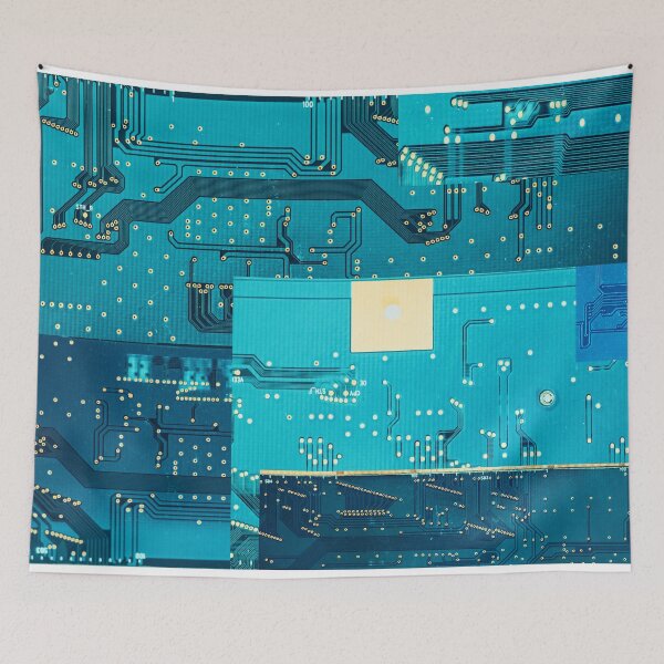 Item preview, Electronic motherboard and isometric processor and microchip designed and sold by Taidundua.