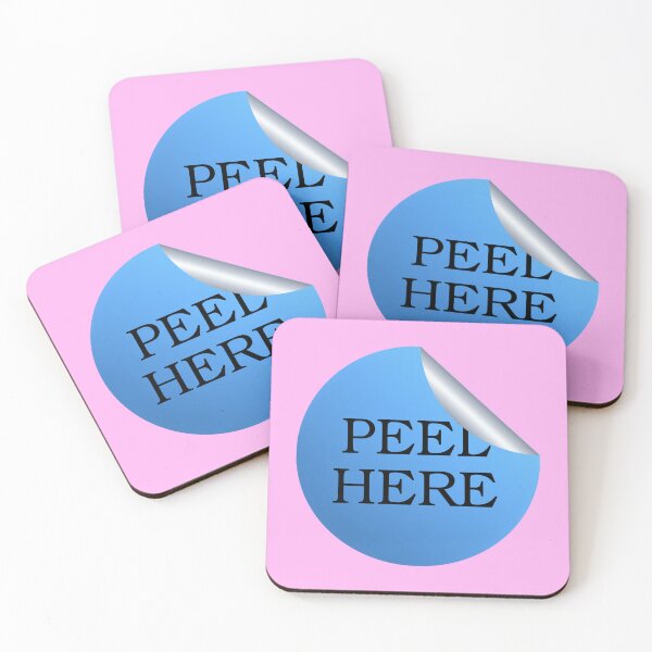 Item preview, Fake Peel Here designed and sold by TheEndlessStore.
