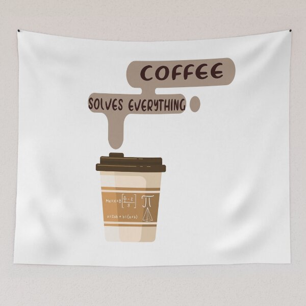 Item preview, Coffee Solves Everything designed and sold by artMechbal.