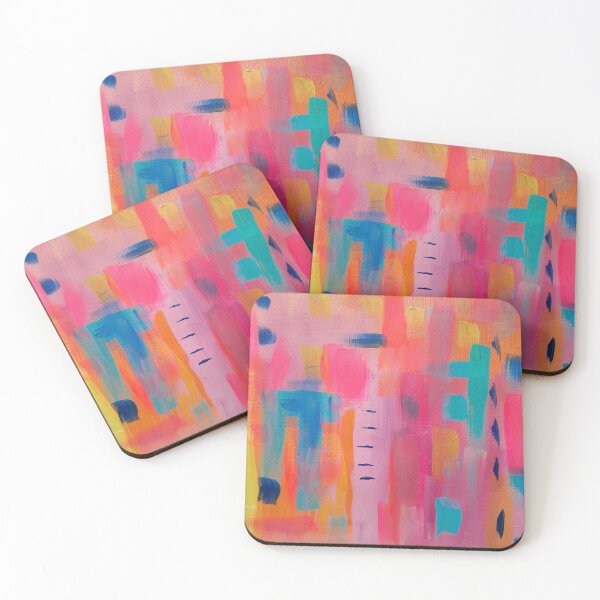 Item preview, Colorful Abtract Painting: City Skyline designed and sold by DanielleGensler.