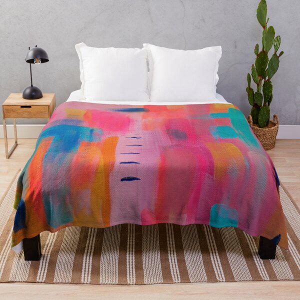 Item preview, Colorful Abtract Painting: City Skyline designed and sold by DanielleGensler.