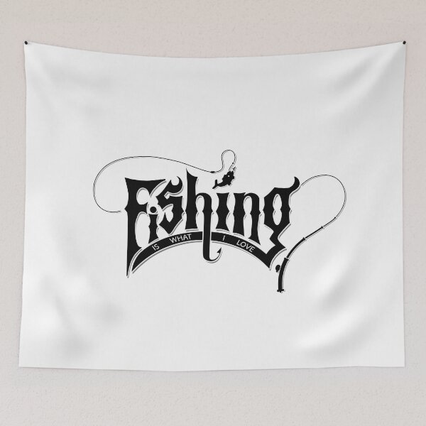 Item preview, Fishing. Fishing - is what I love. Fish rod. designed and sold by oleo79.