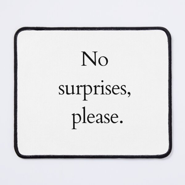 Item preview, No surprises Radiohead designed and sold by Malambruno.