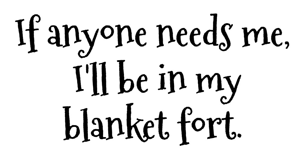 "Blanket Fort" by Sam Blackwell Redbubble