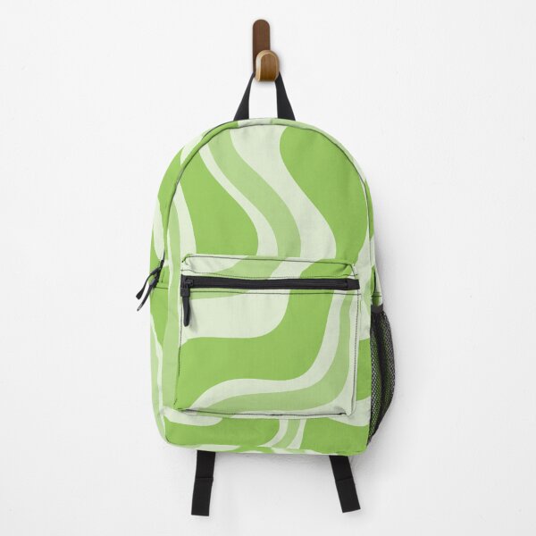 Item preview, Retro Liquid Swirl Abstract Pattern in Light Lime Green designed and sold by kierkegaard.