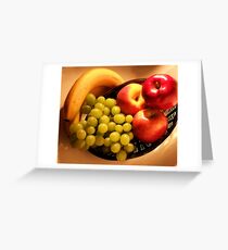 fruit basket Greeting Card