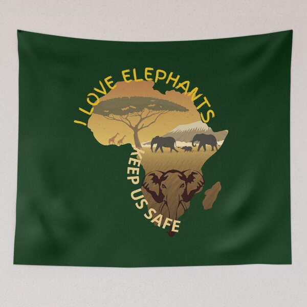 Item preview, Earth Defender Wants You To Care About Elephants designed and sold by walkingrock.