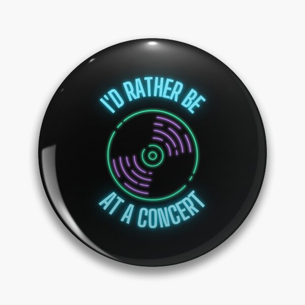 Item preview, I'd rather be at a concert neon designed and sold by Disturbing Wonderland.