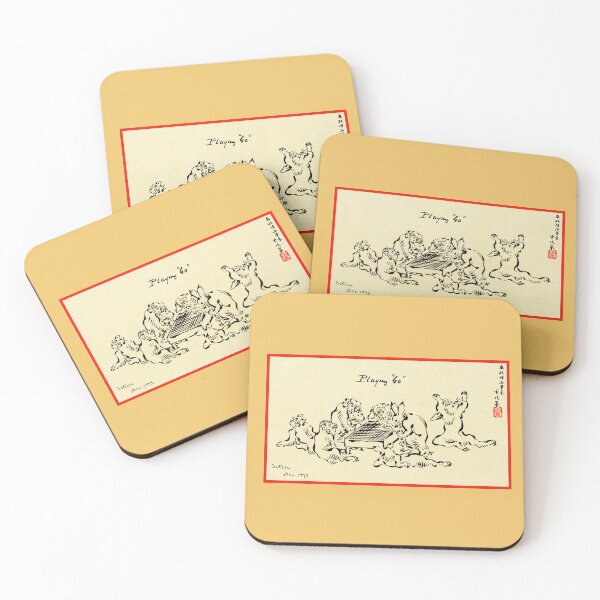 Item preview, Monkeys and Rabbits Playing Go | Go | Igo | Baduk | Weiqi | Go Humor designed and sold by DastardLee.