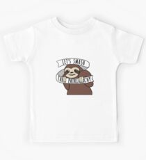 Feminist Sloth "Smash the Patriarchy" Kids Tee