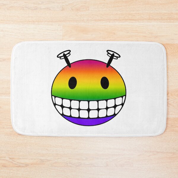 Item preview, Rainbow Alien Smiley Face designed and sold by RawSunArt.
