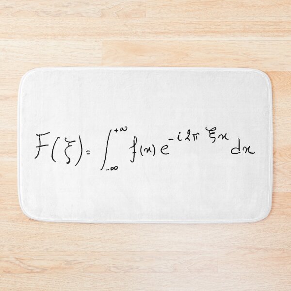 Item preview, fourier transform equation handwritten designed and sold by NoetherSym.
