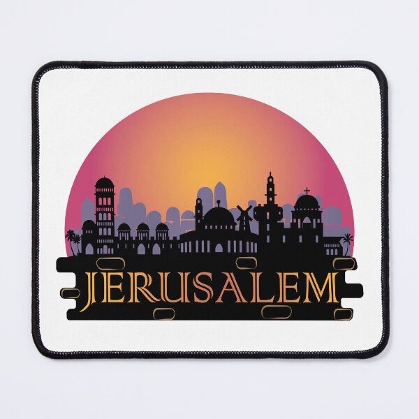 Item preview, Jerusalem Old City Skyline Israel Travel designed and sold by TheInkElephant.
