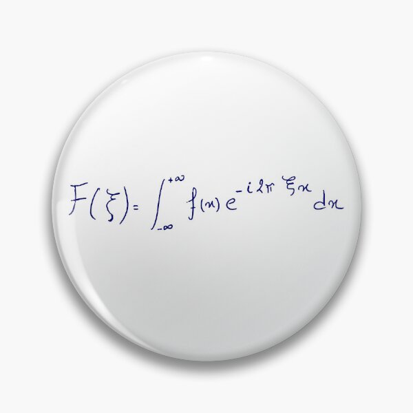 Item preview, fourier transform equation handwritten designed and sold by NoetherSym.