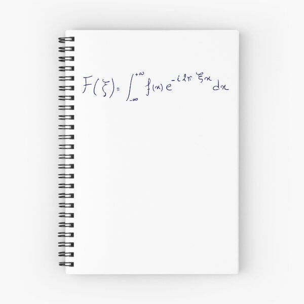 Item preview, fourier transform equation handwritten designed and sold by NoetherSym.