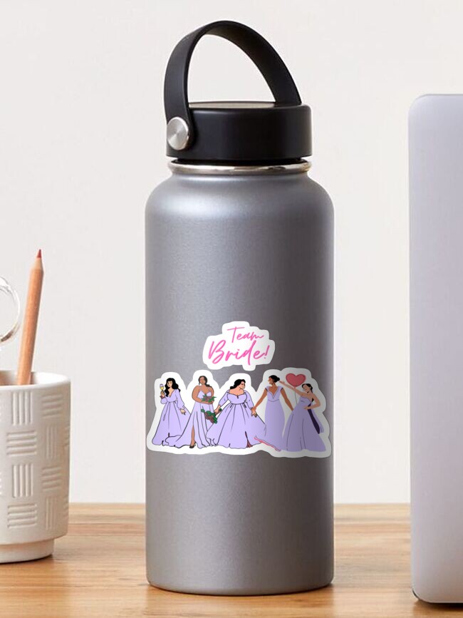 Thumbnail 1 of 3, Sticker, Team Bride designed and sold by JiggsFashion.