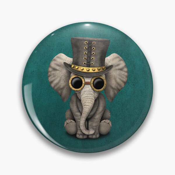Item preview, Steampunk Baby Elephant designed and sold by JeffBartels.