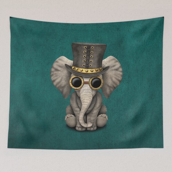Item preview, Steampunk Baby Elephant designed and sold by JeffBartels.