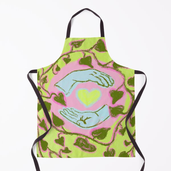 Item preview, Heart in Hands, Brat Green, Center Love in Our Communities  Digital Screenprint designed and sold by fancysarah.