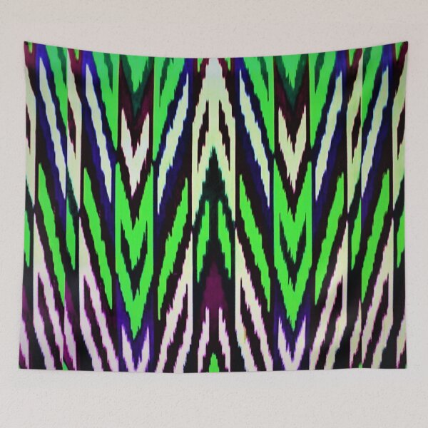 Item preview, The beams Uzbek ikat classical called atlas pattern designed and sold by LeFabriqueOuz.