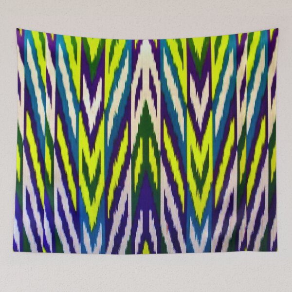 Item preview, The beams Uzbek ikat classical called atlas pattern designed and sold by LeFabriqueOuz.