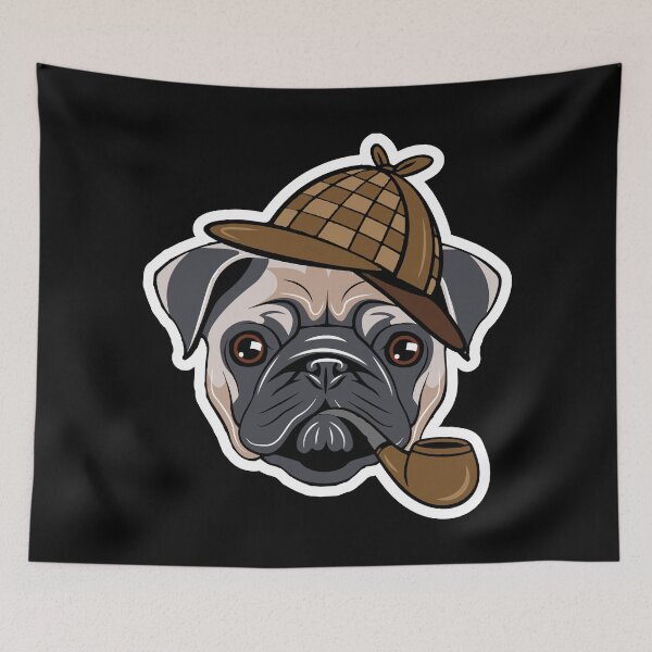 Item preview, Detective Bulldog Dog Dad Fur Baby designed and sold by GrynszpanDezign.
