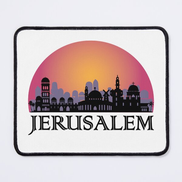 Item preview, Jerusalem Skyline Israel Travel  designed and sold by TheInkElephant.