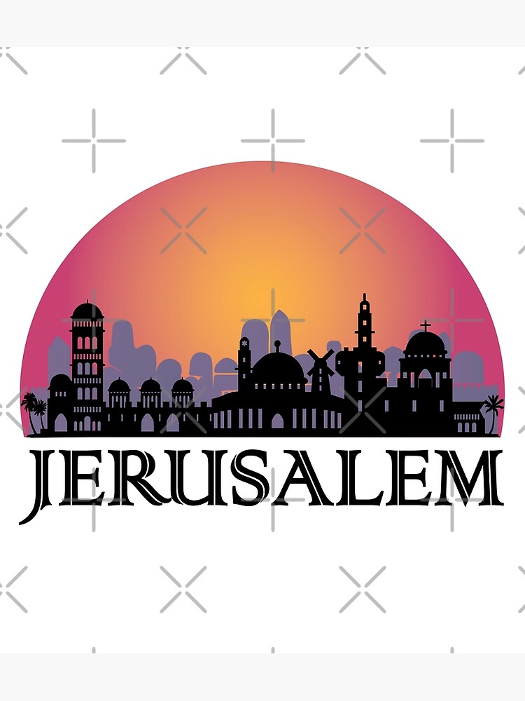 jerusalem cityscape silhouette