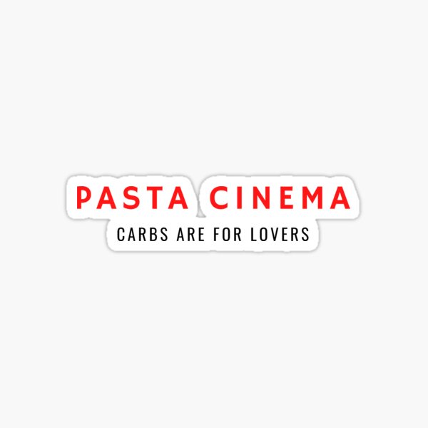 Pasta Cinema Sticker