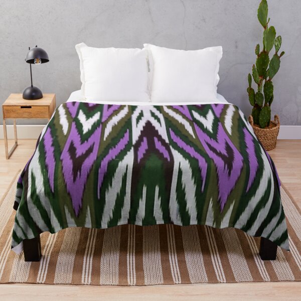 Item preview, The beams Uzbek ikat classical called atlas pattern designed and sold by LeFabriqueOuz.
