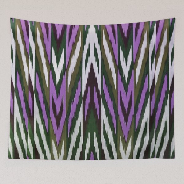 Item preview, The beams Uzbek ikat classical called atlas pattern designed and sold by LeFabriqueOuz.